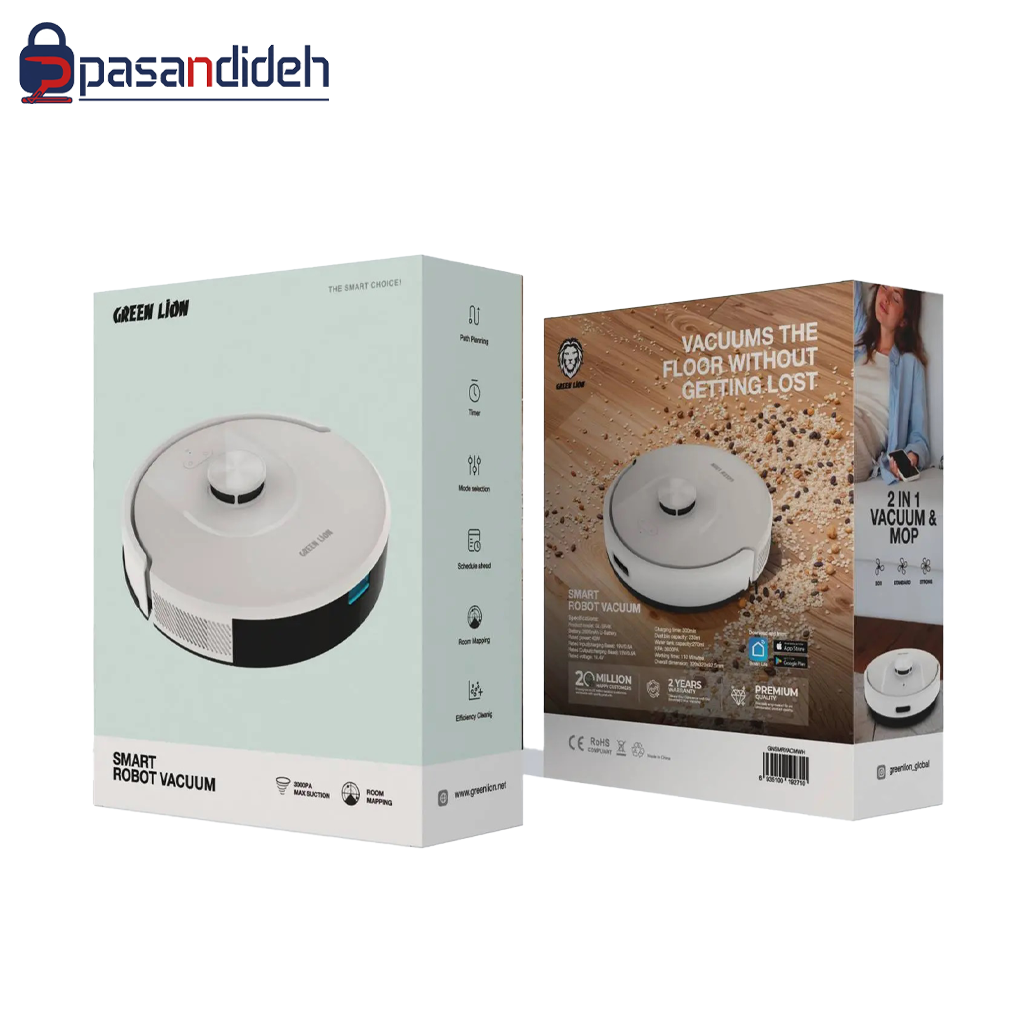 جارو رباتیک گرین لاین مدل Green lion SMART VACUM