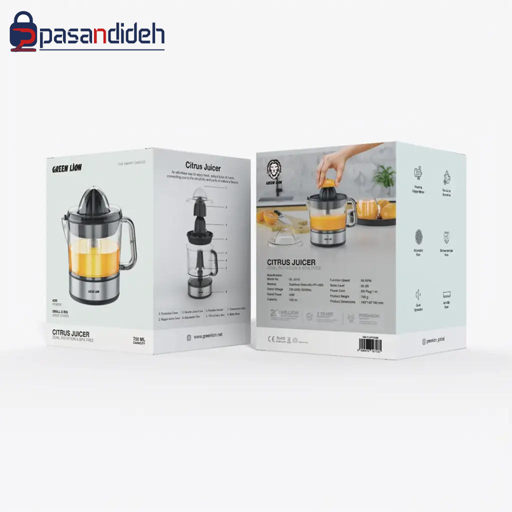 آبمیوه‌گیری گرین لاین مدل Green lion CITRUS JUICER