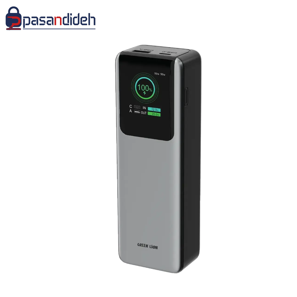 پاوربانک گرین Green lion  Voltura 20000mAh PD100W GNVOLTF20KGY