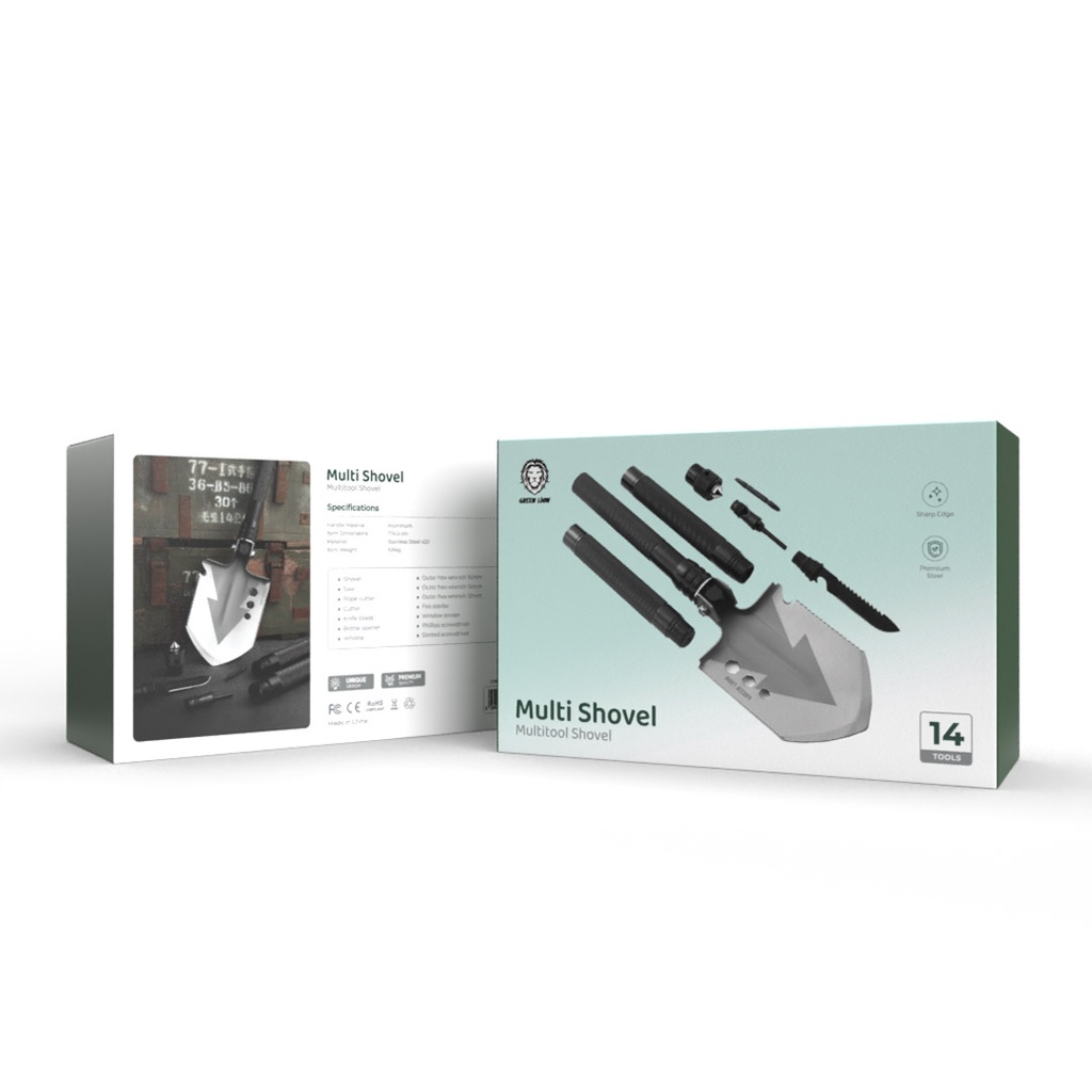 بیل چندکاره گرین لاین مدل Green Lion Multi Shovel