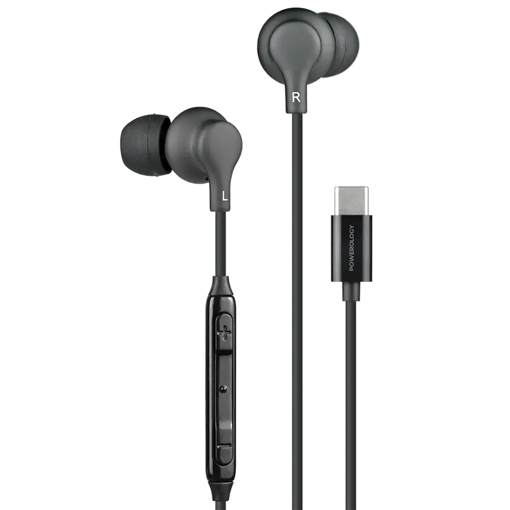 هندزفری سیمی تایپ سی پاورولوژی Powerology Type-C In-Ear