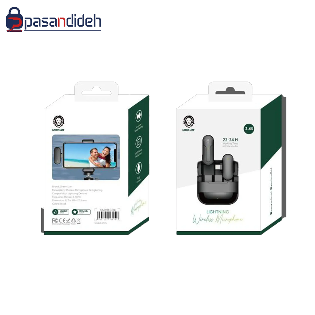 میکروفون یقه ای گرین لاین مدل Green lion 24H/i